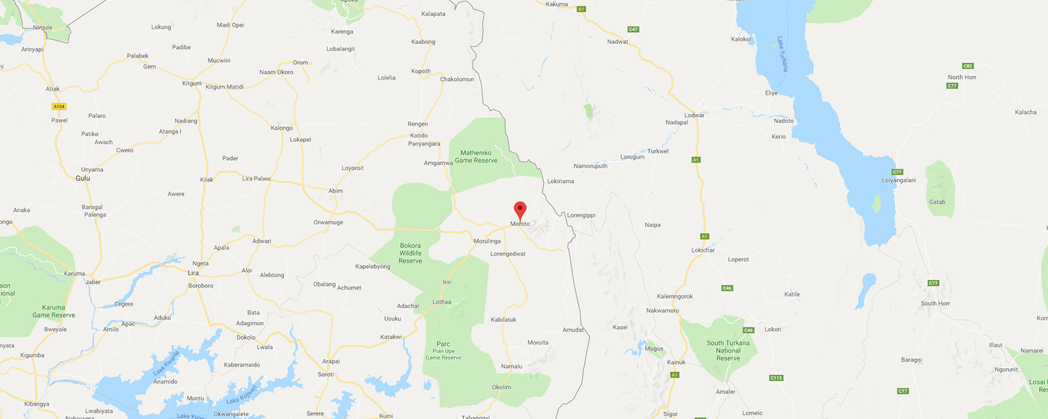 localisation de ethnie Karamojong