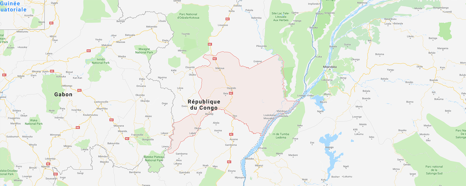 localisation de ethnie Teke / Bateke / Tio