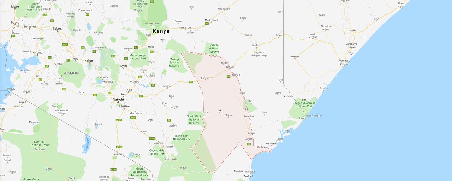 localisation de ethnie Pokomo