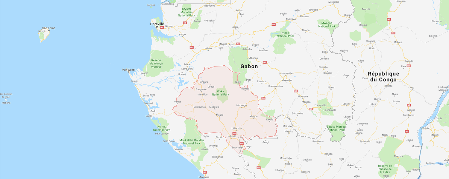 localisation de ethnie Punu / Bapunu