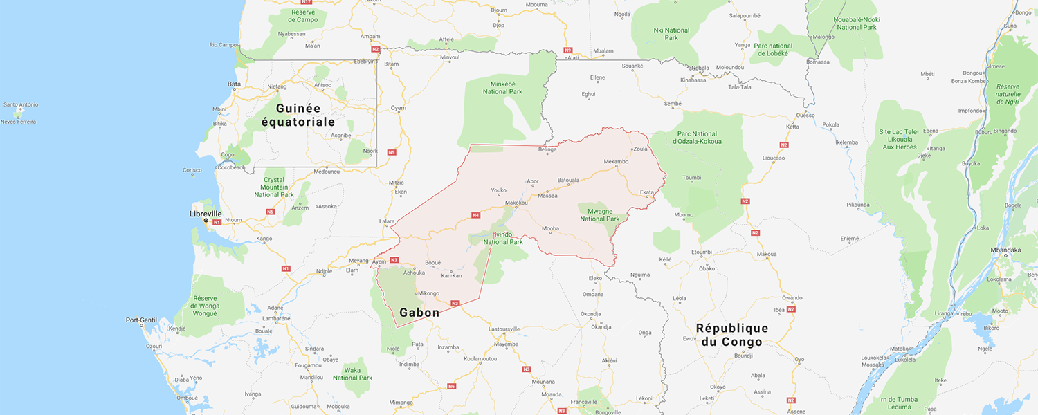 localisation de ethnie Kota / Bakota