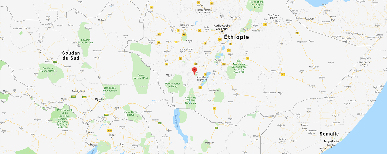 localisation de ethnie Ometo / Basketto