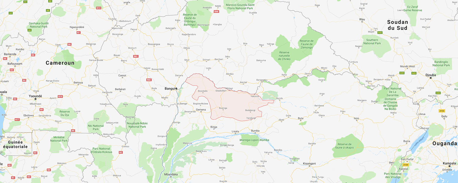 localisation de ethnie Manza / Mbanza / Mbanja