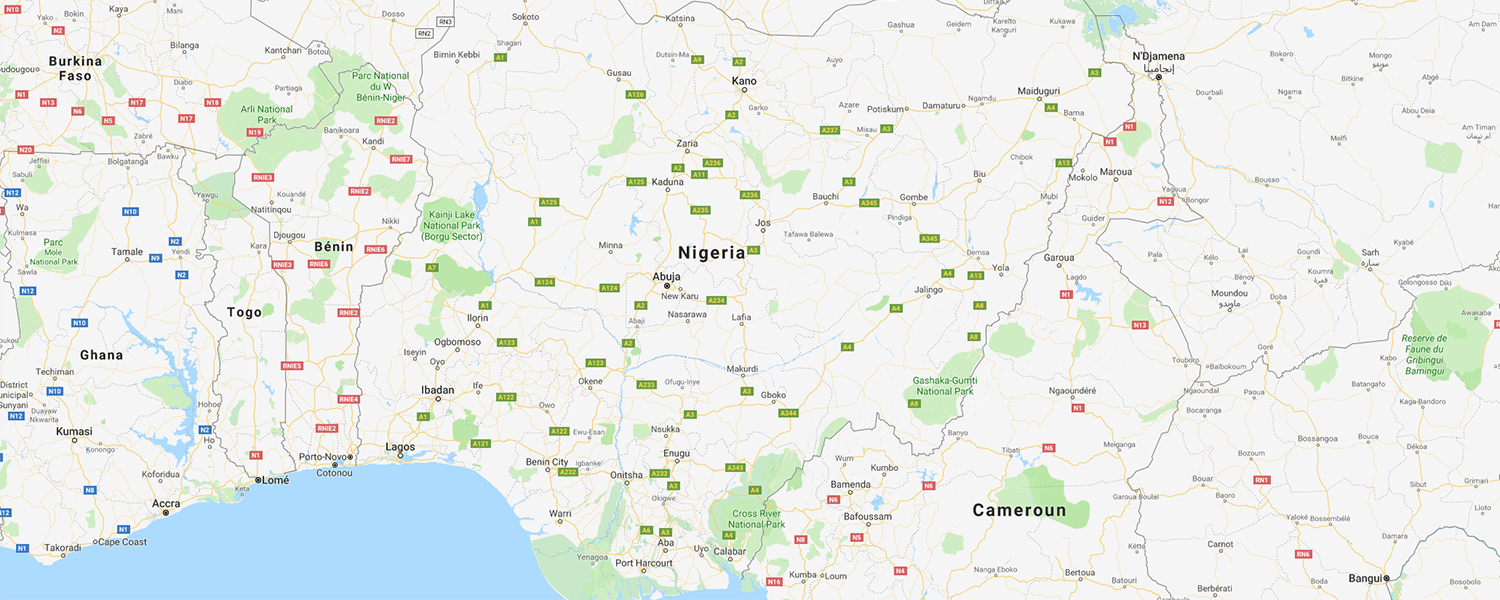 localisation de ethnie Nuppe / Nupe