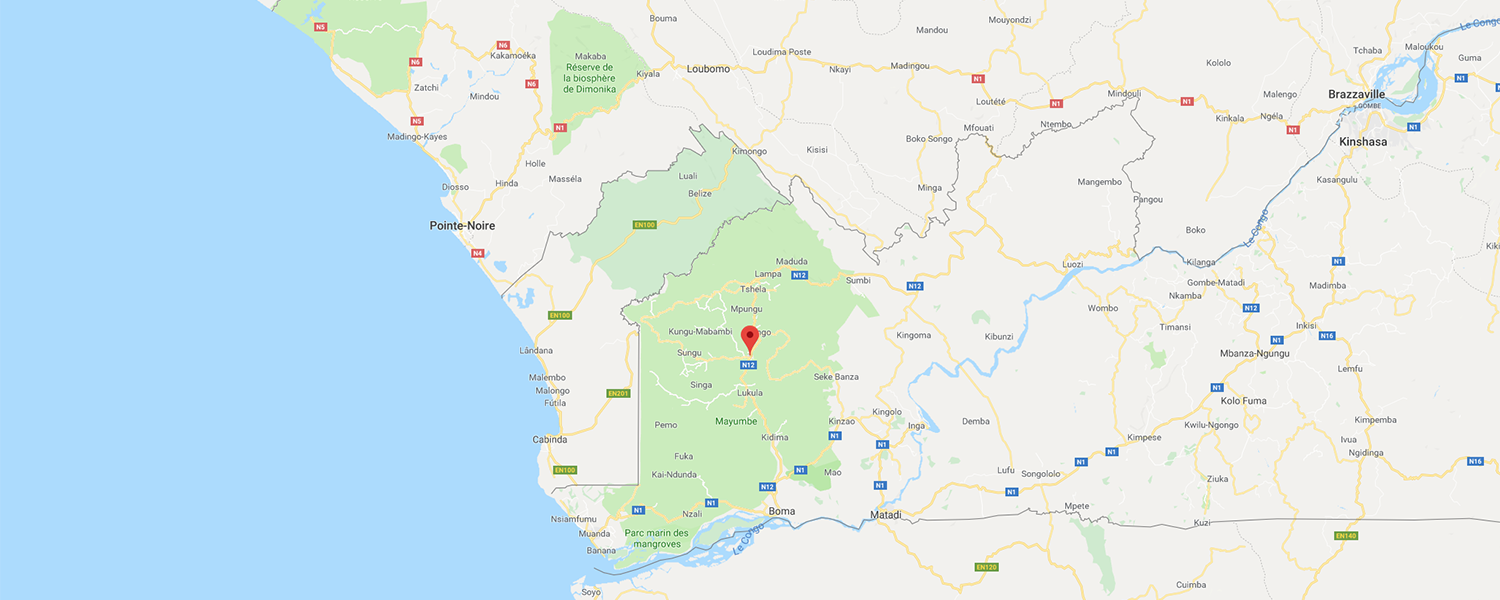 localisation de ethnie Yombe / Kongo