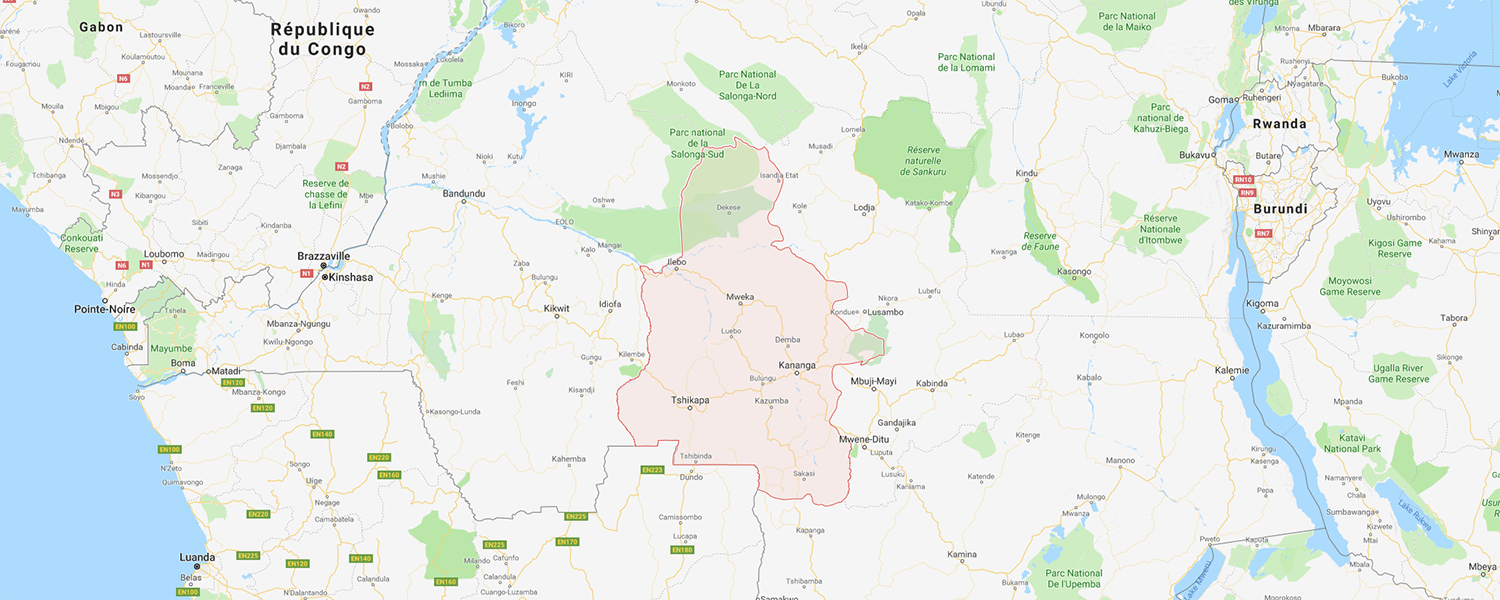 localisation de ethnie Lulua / Luluwa