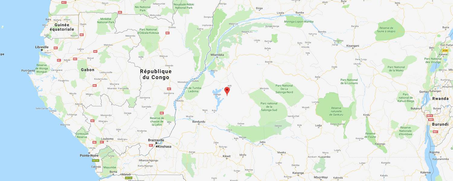 localisation de ethnie Kongo / Woyo