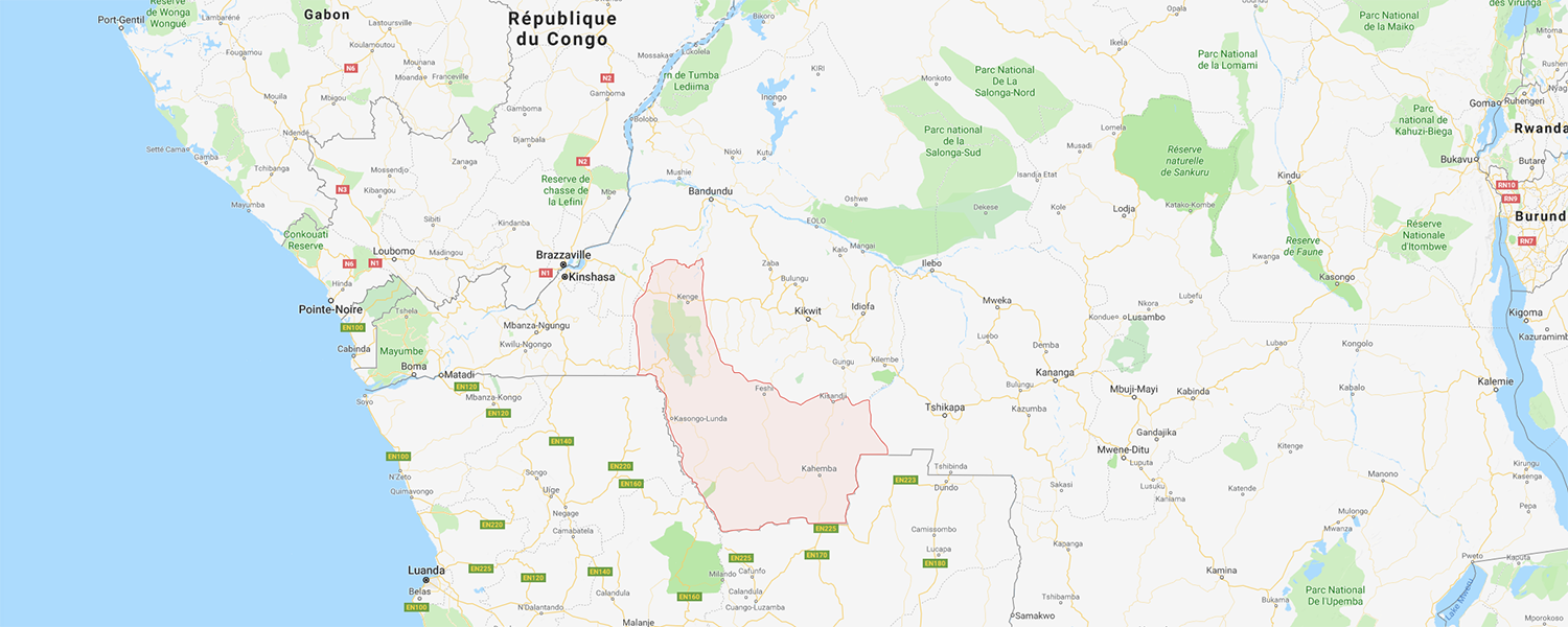 localisation de ethnie Hungana / Hungaan