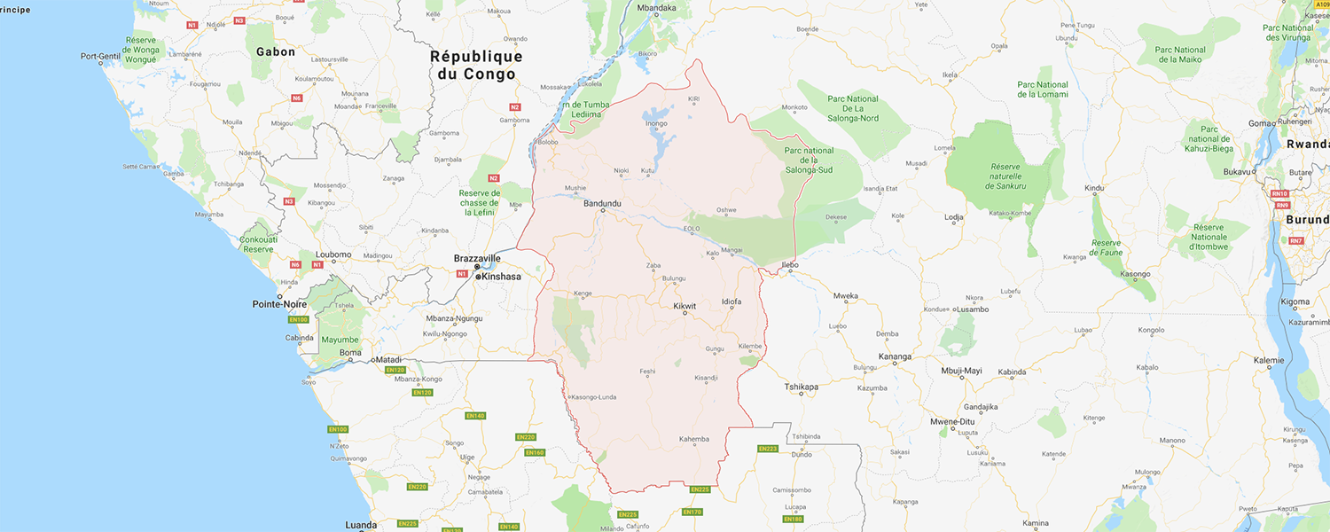 localisation de ethnie Mongo Ekonde