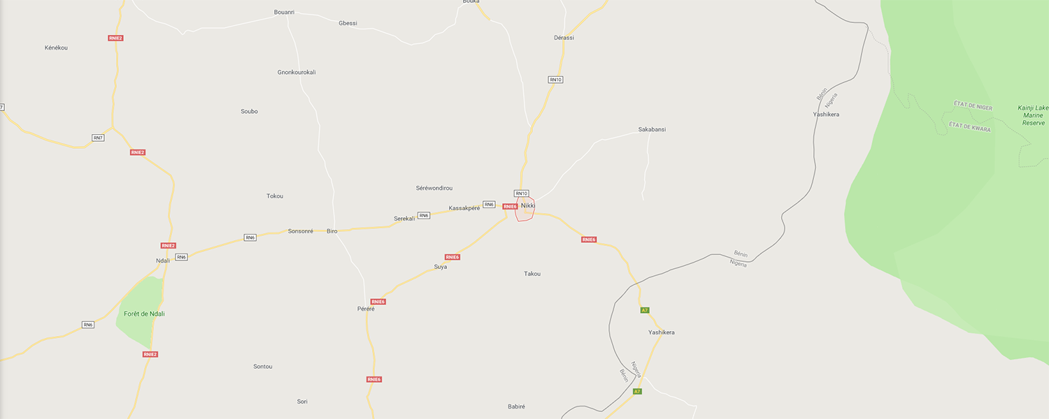 localisation de ethnie Bariba