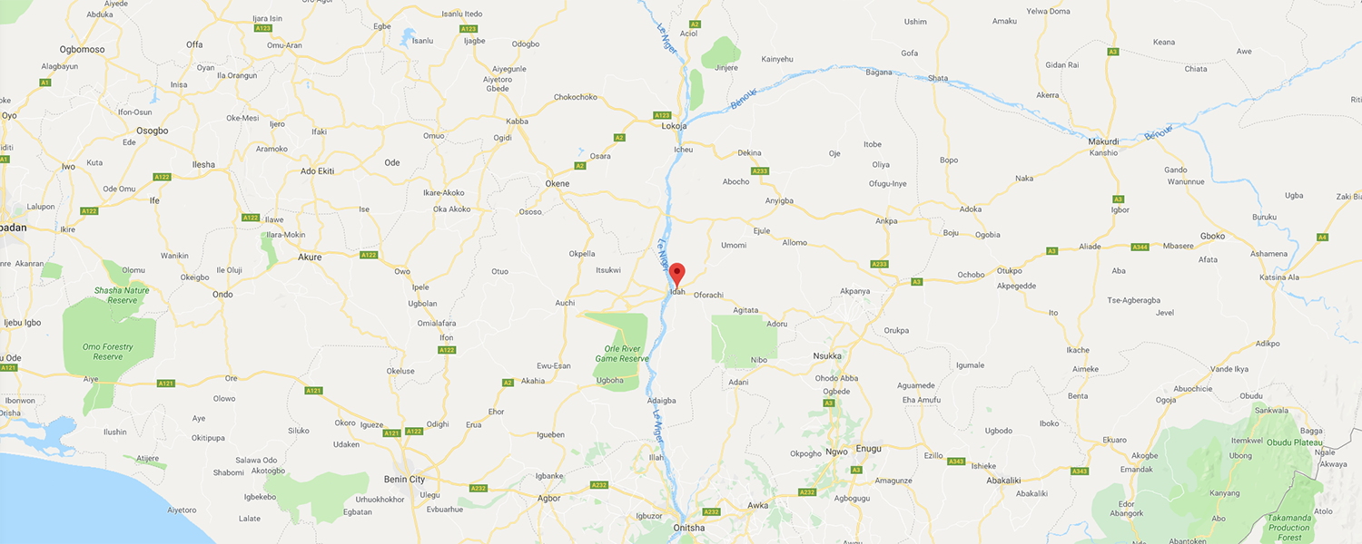 localisation de ethnie Igala