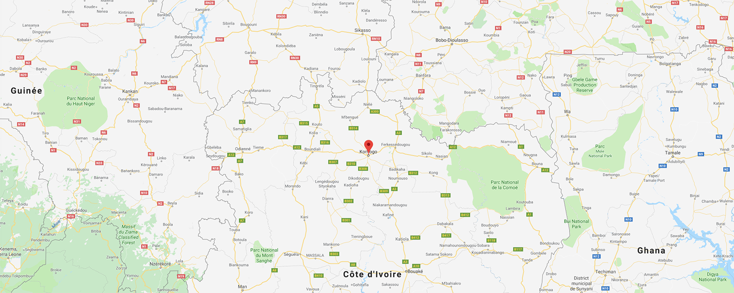 localisation de ethnie Senoufo / Senufo