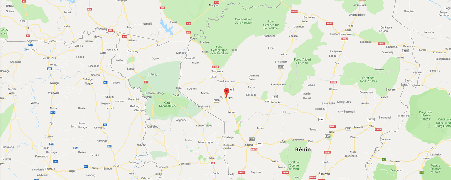 localisation de ethnie Tamberma
