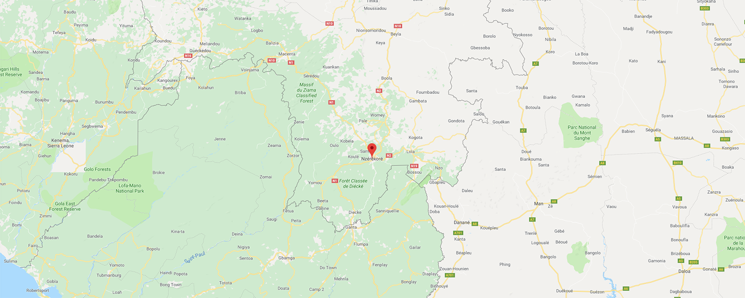 localisation de ethnie Kissi