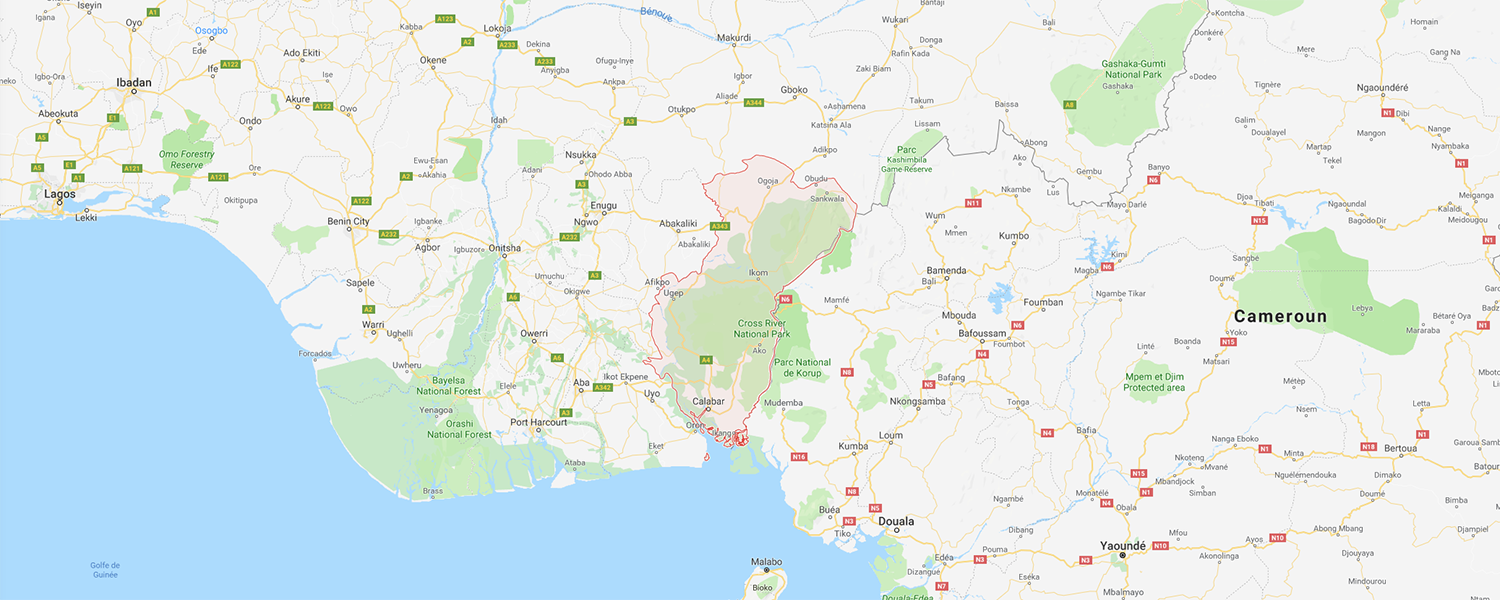 localisation de ethnie Ekoi / Ejagham