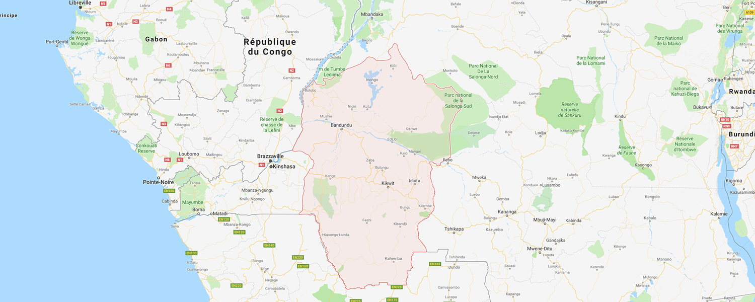 localisation de ethnie Kuba / Mongo