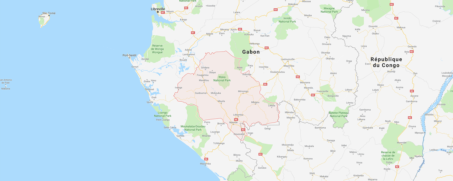 localisation de ethnie Tsogho / Mitsogho