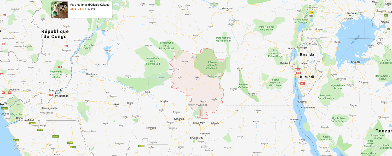 localisation de ethnie Yela / Tetela