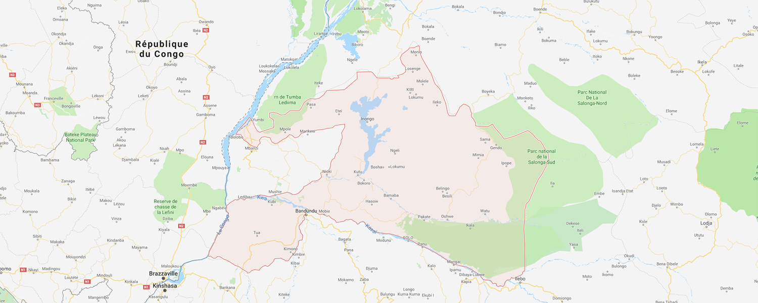 localisation de ethnie Pygmées