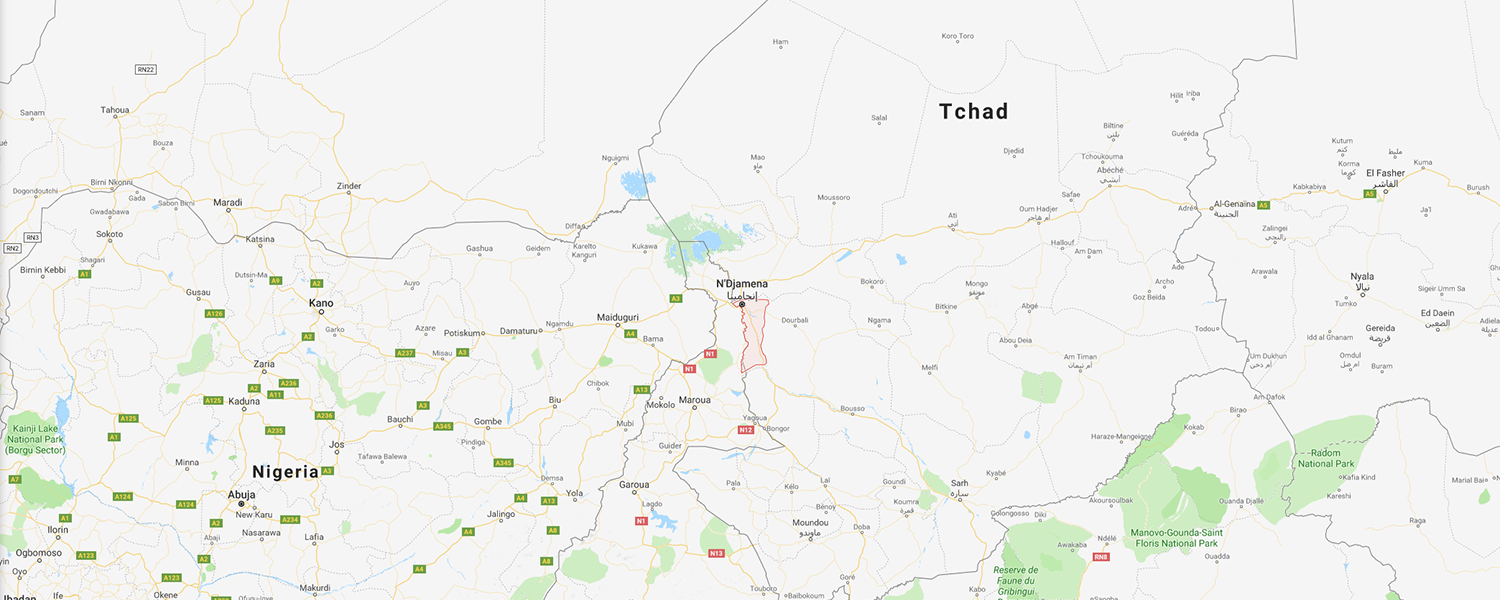 localisation de ethnie Bagirmi / Barma