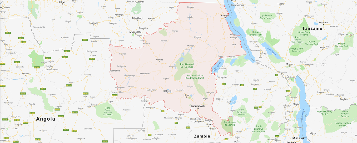 localisation de ethnie Holoholo