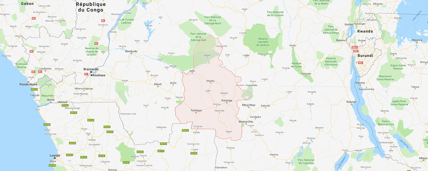 localisation de ethnie Lele / Bashilele