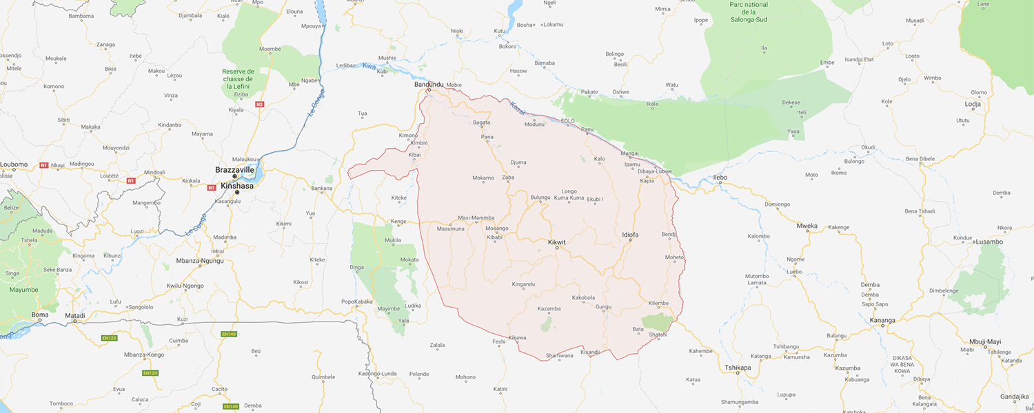 localisation de ethnie Kuba / Ngongo