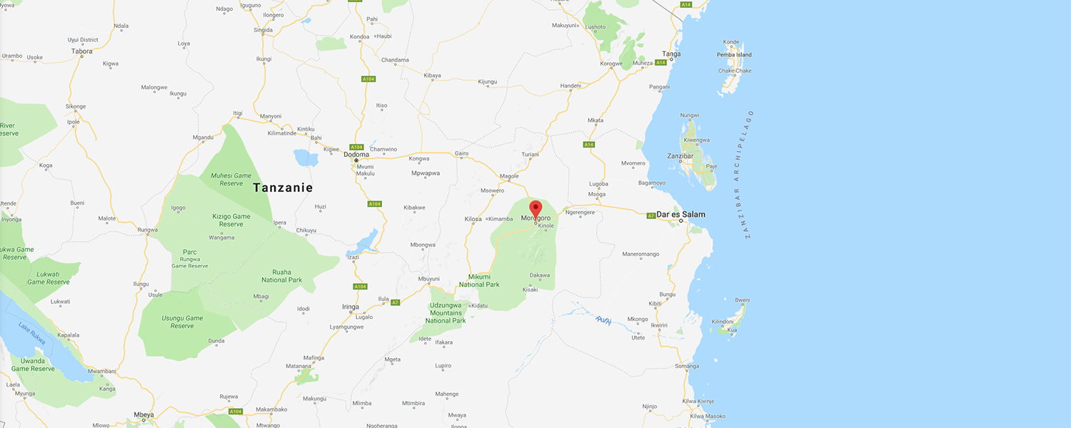 localisation de ethnie Luguru