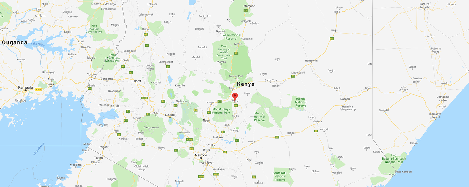 localisation de ethnie Meru / Kenya