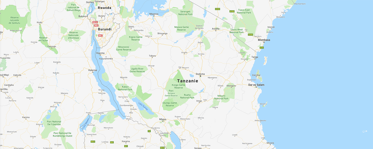localisation de ethnie Mbugu / WaMbugu