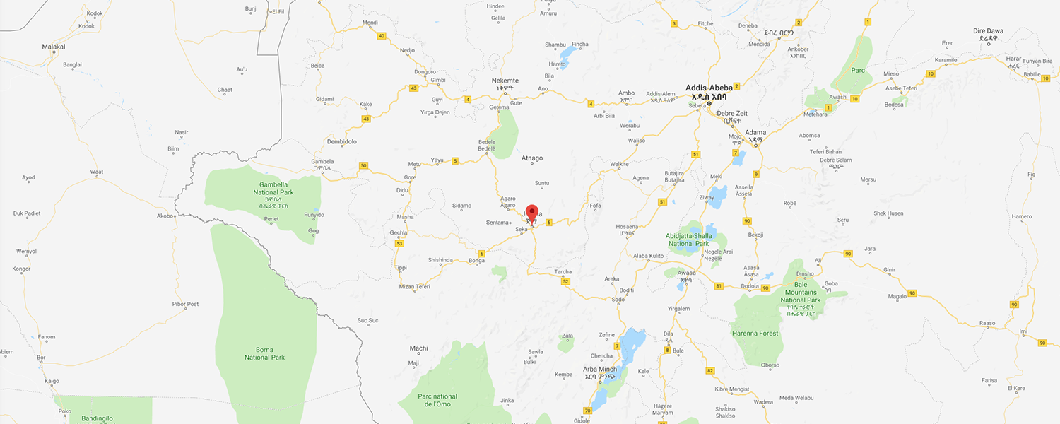 localisation de ethnie Kaffa / Kafecho