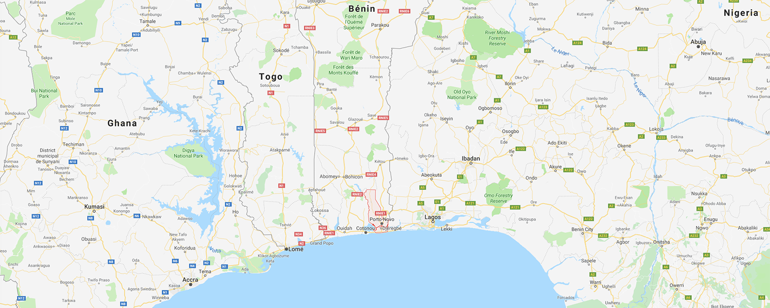 localisation de ethnie Nagô / Anagô