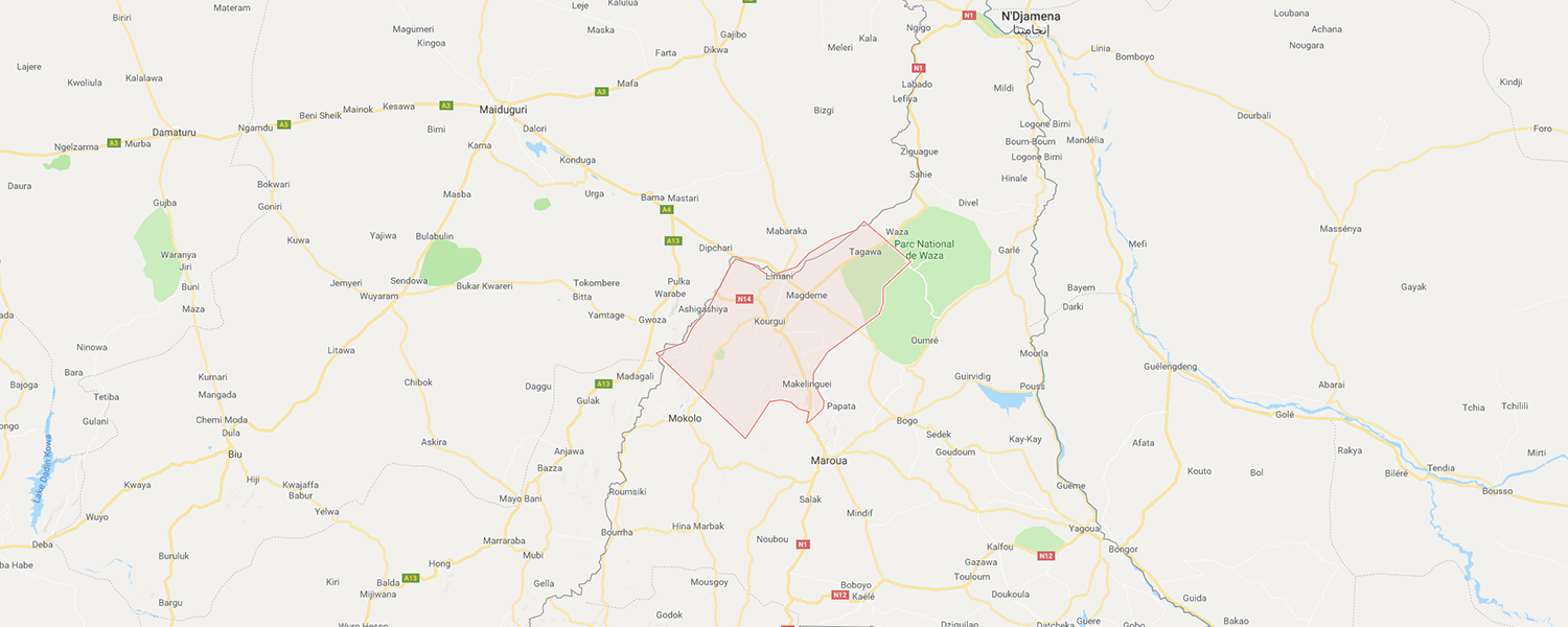 localisation de ethnie Wandala