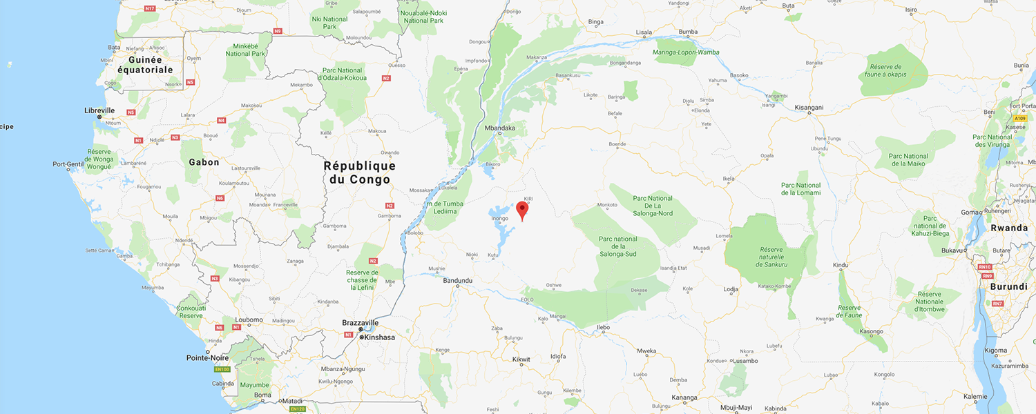 localisation de ethnie Lokele