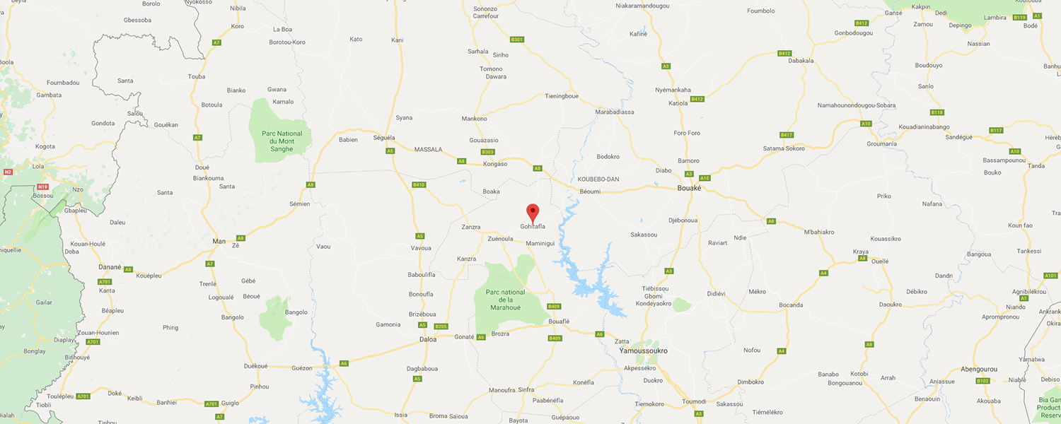 localisation de ethnie Gohitafla - Région de