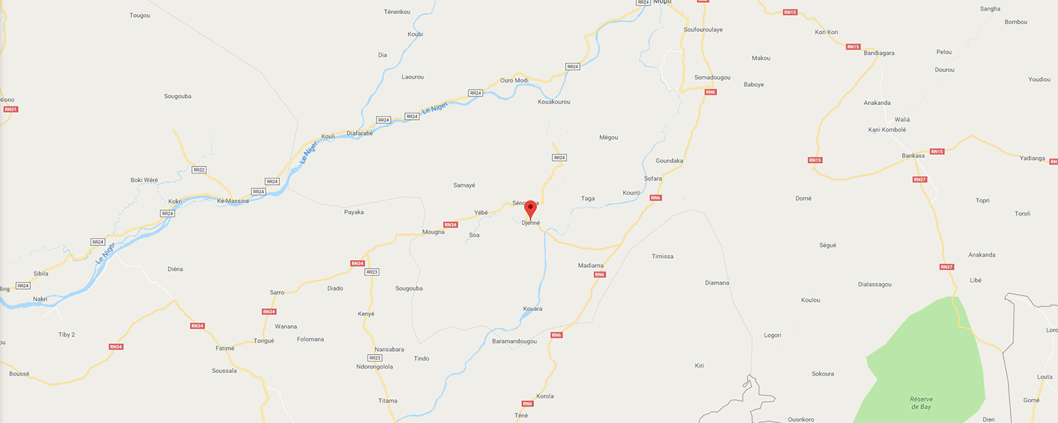 localisation de ethnie Djenne / Jeno - Région de
