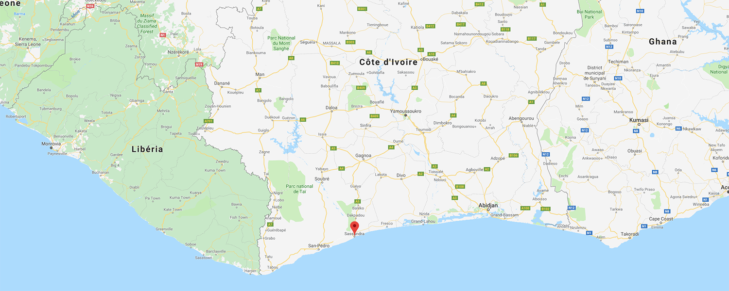 localisation de ethnie Wobe