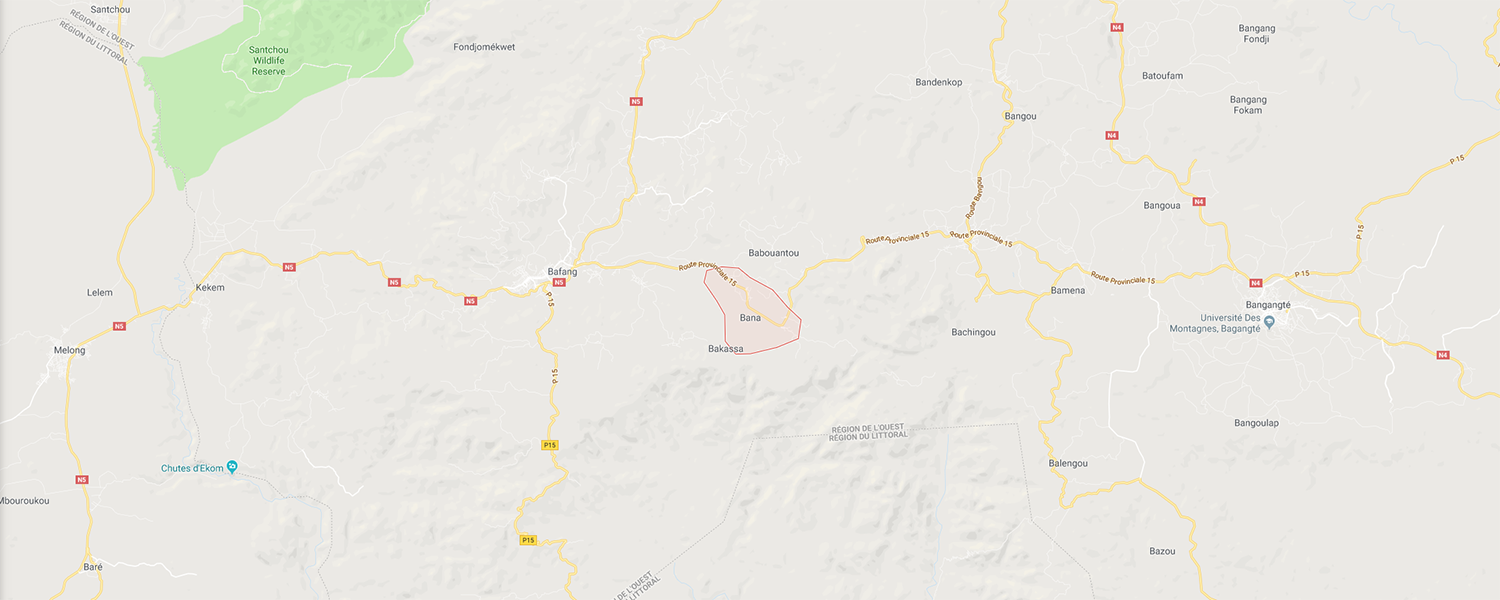 localisation de ethnie Bana - Cameroun