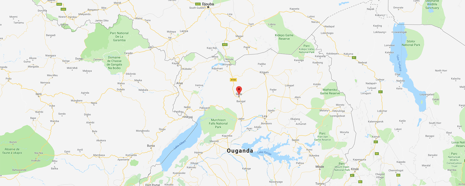 localisation de ethnie Acholi / acoli