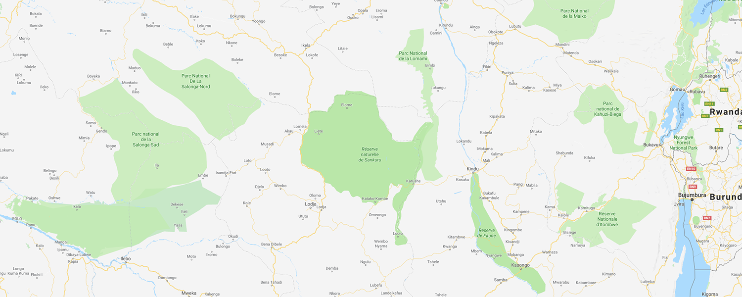 localisation de ethnie Kuba / Shoowa
