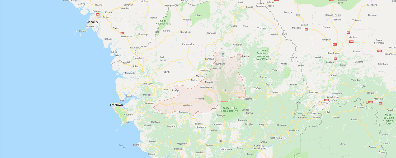 localisation de ethnie Limba