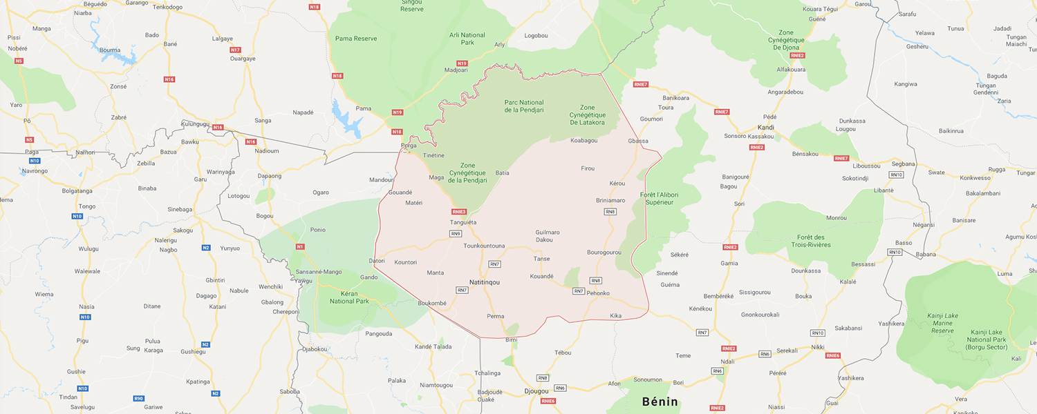 localisation de ethnie Otammari / Batammariba