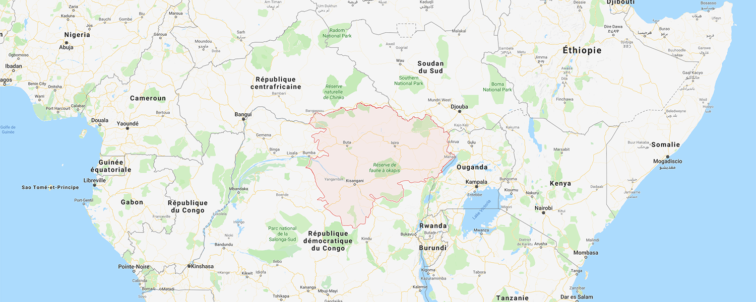 localisation de ethnie Mangbetu / Makere
