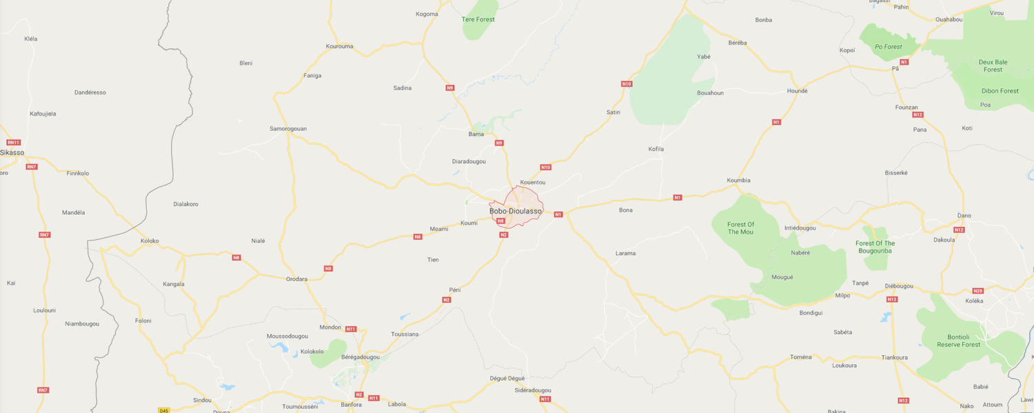 localisation de ethnie Bobo Fing