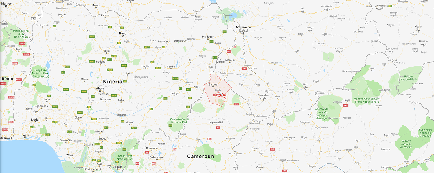 localisation de ethnie Chamba