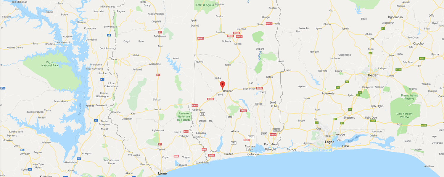localisation de ethnie Fon / Fongbe