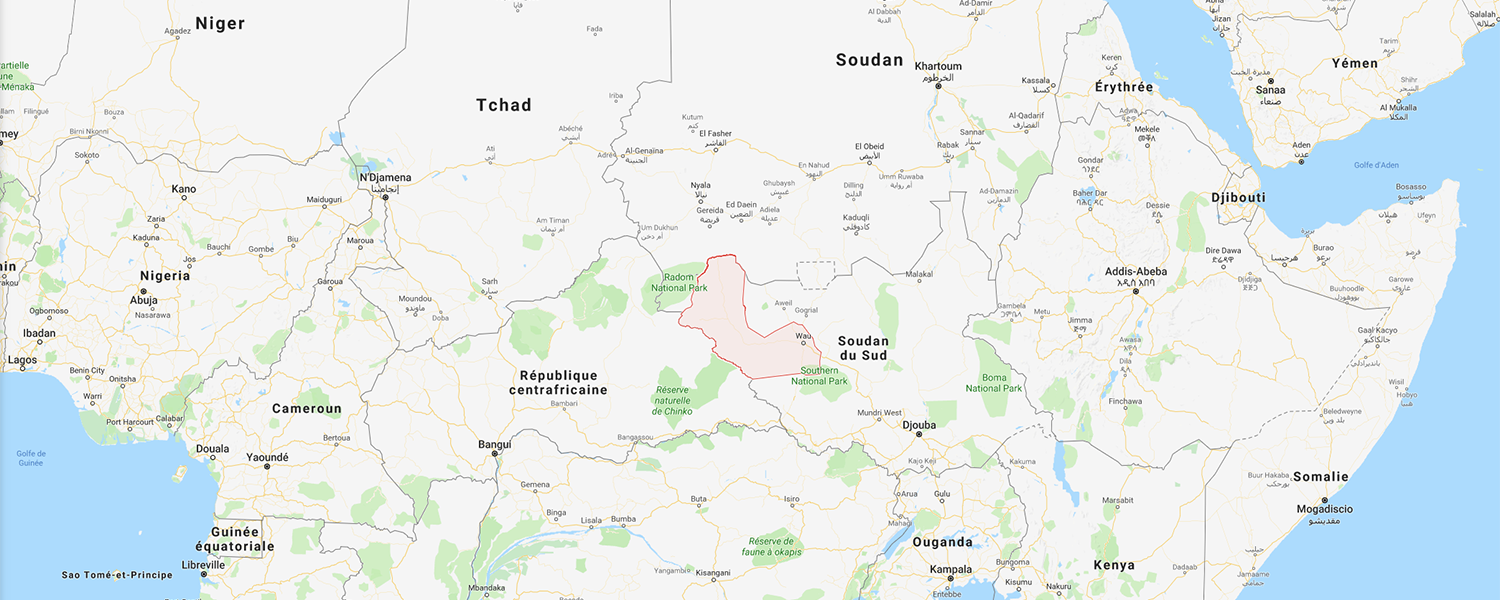 localisation de ethnie Dinka