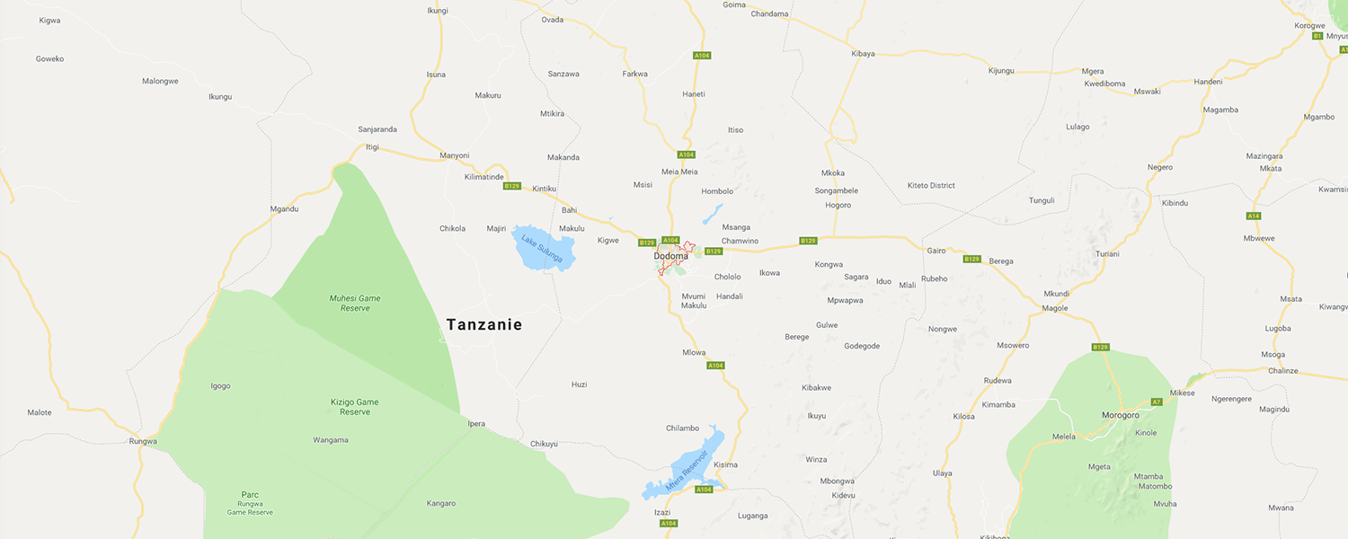 localisation de ethnie Kaguru / Kagulu