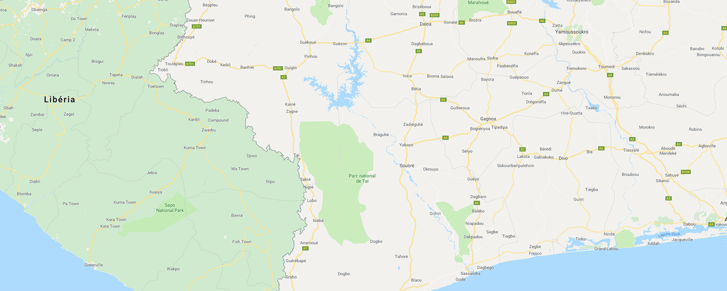 localisation de ethnie Oubi / Ubi