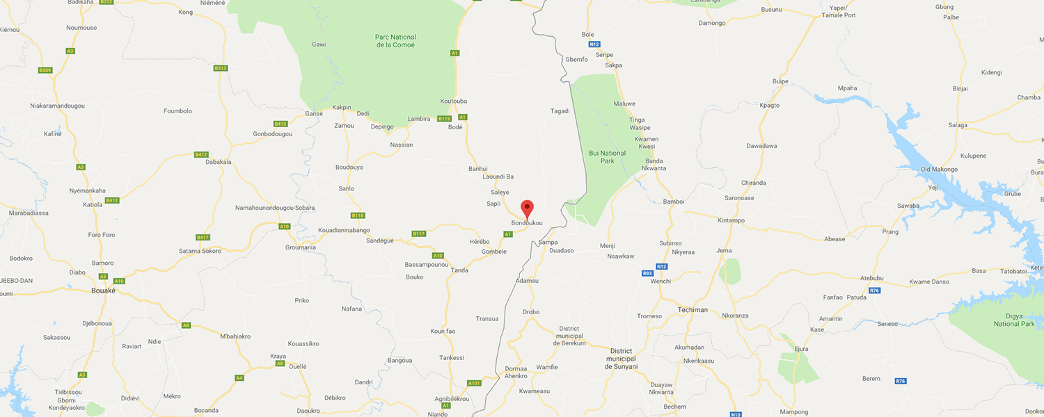 localisation de ethnie Abron / Boron / Bron